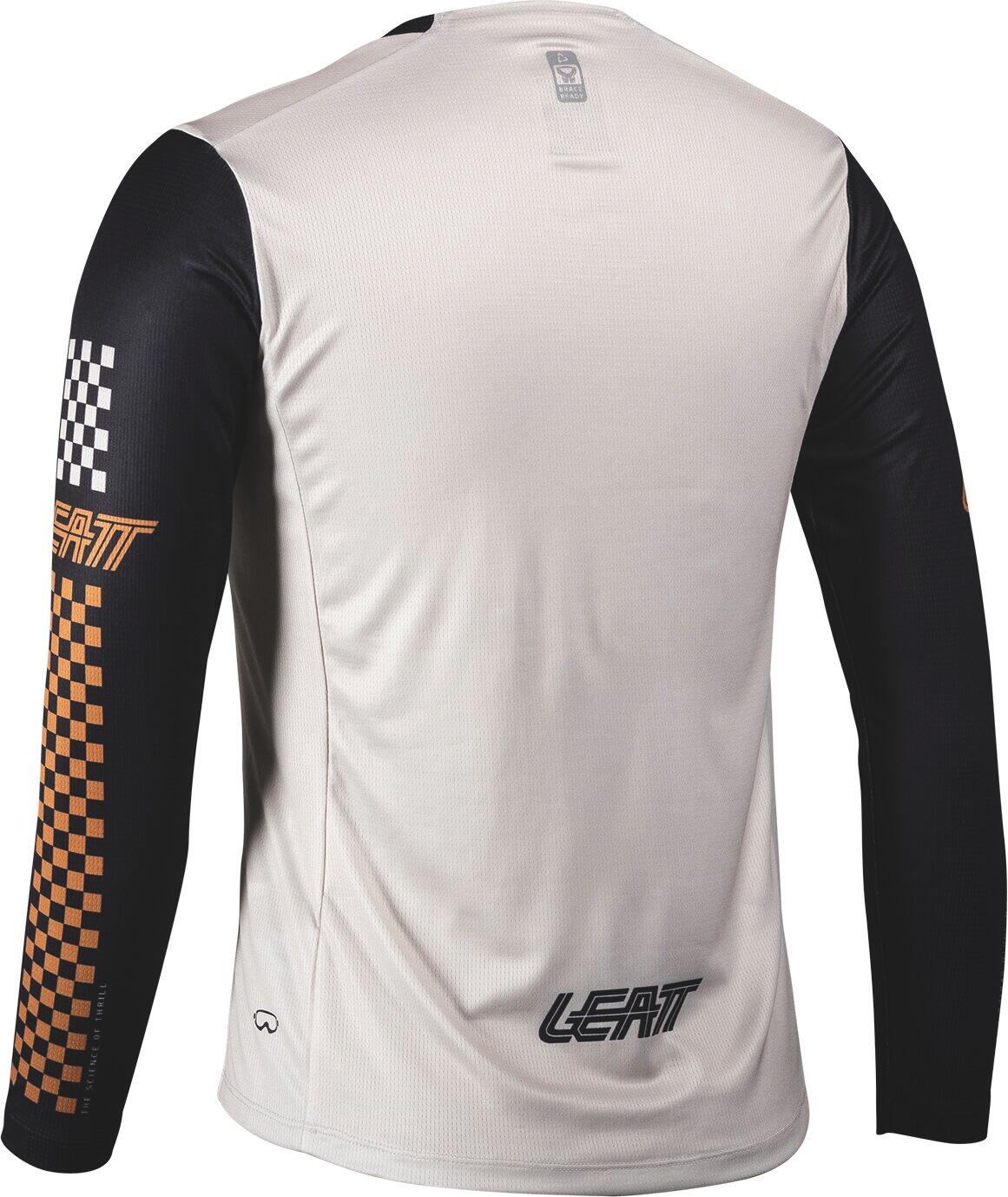 Chemise élastique manches longues VTT Enduro 4.0 Blanc Femme 2/6