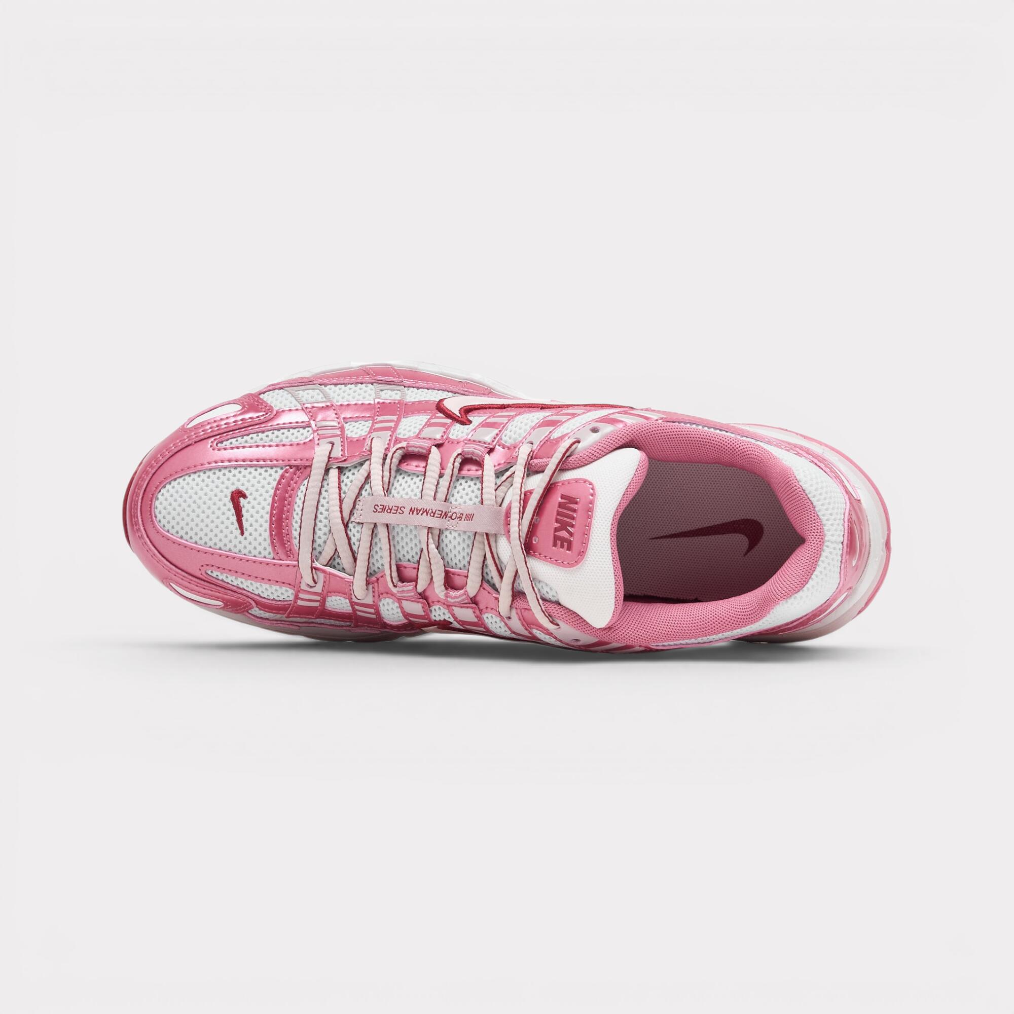 Nike P-6000 White Silt Red Peony Damen 5/7