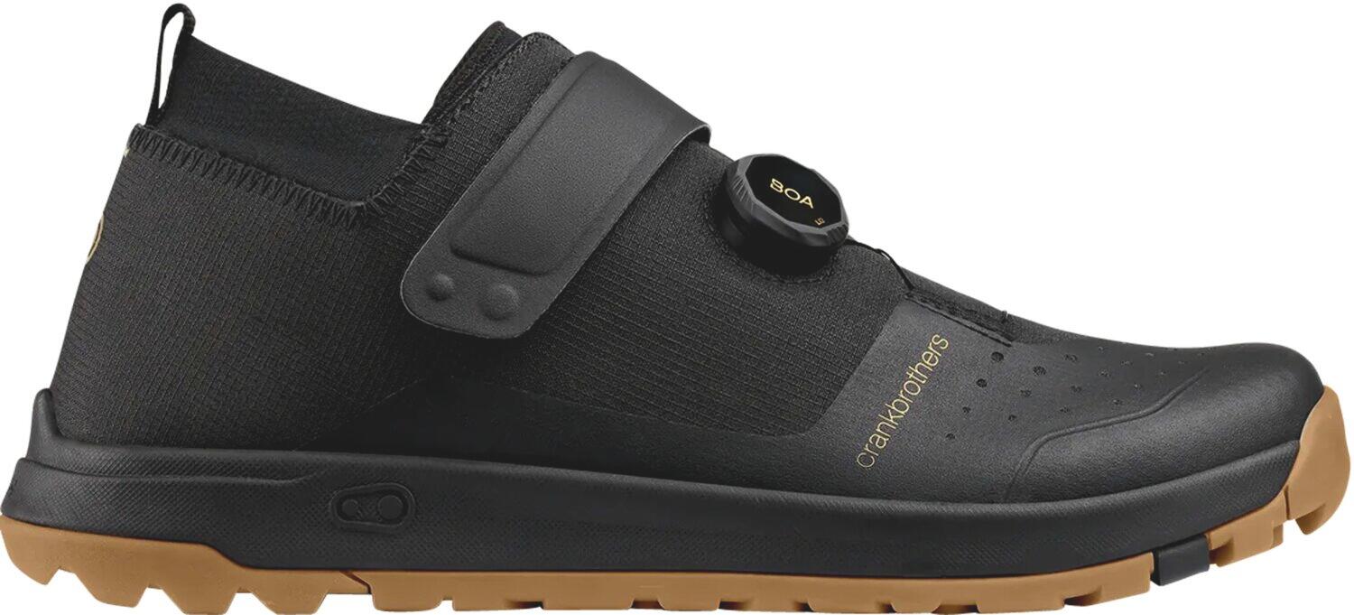 Crankbrothers Stamp Trail BOA Gold/Black Flat Pedal Shoes 4/6