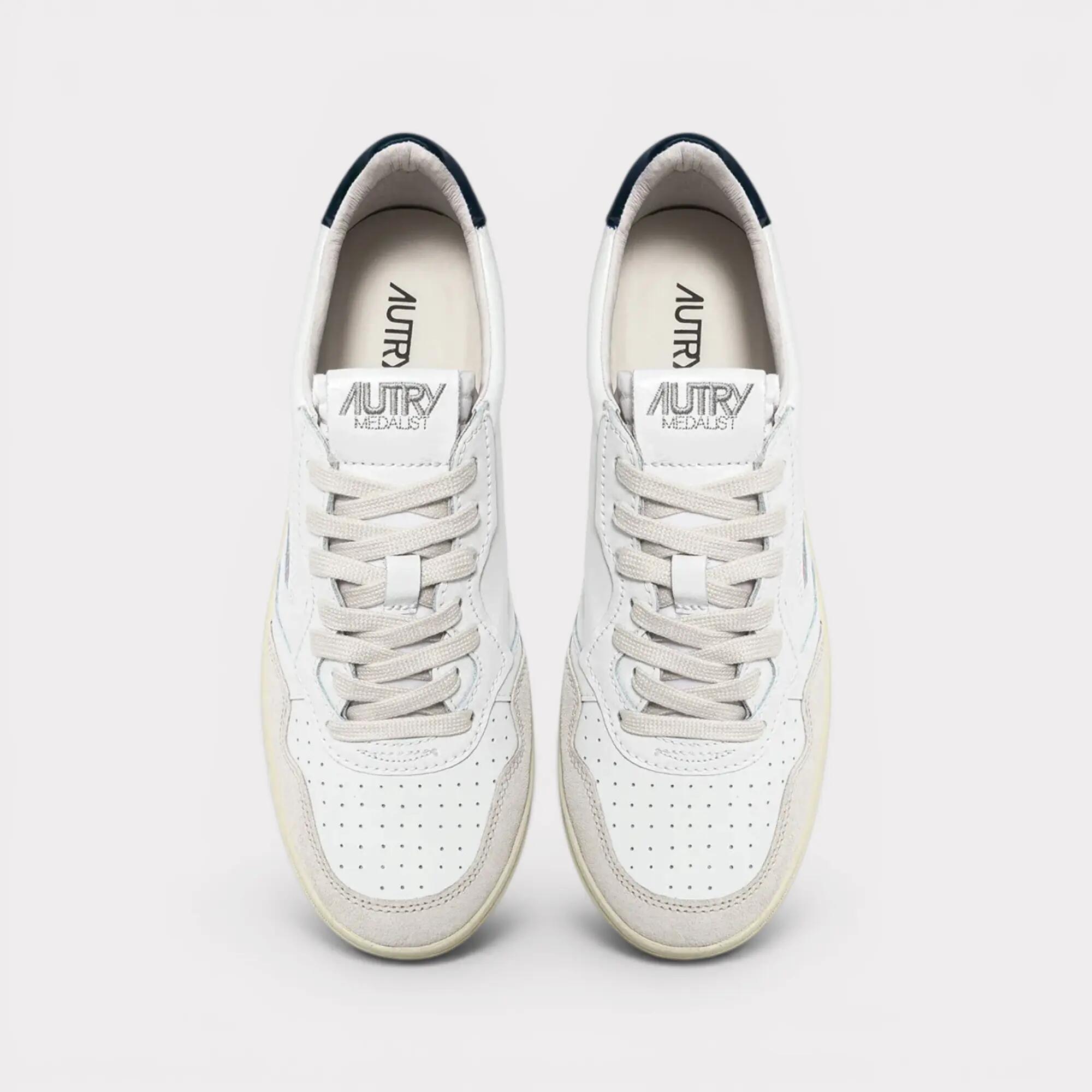 Sportschoenen Medalist Low Man Leat Suede White Blue 4/6