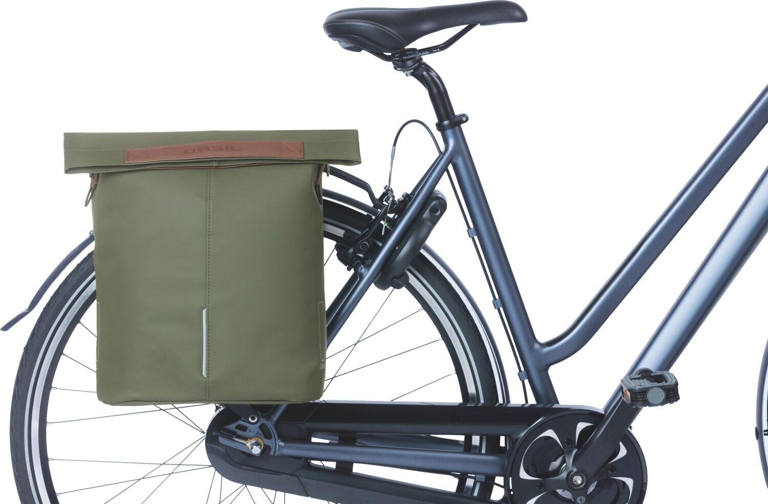 City Shopper per bicicletta 14-16L, verde muschio 5/6