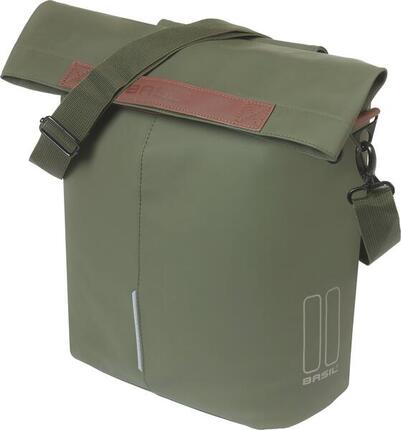 Sacoche de vélo City Shopper, vert mousse