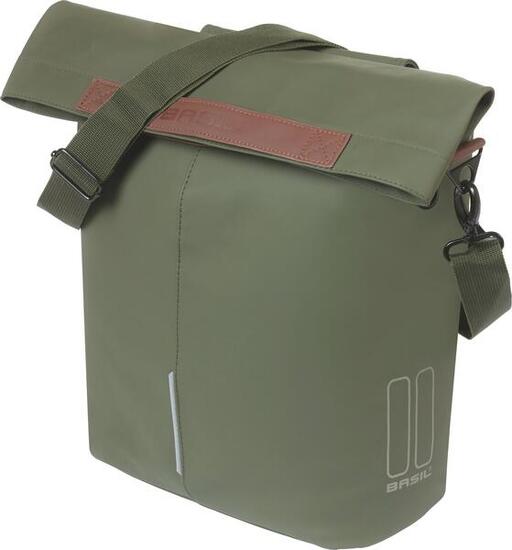 Sacoche de vélo City Shopper, vert mousse
