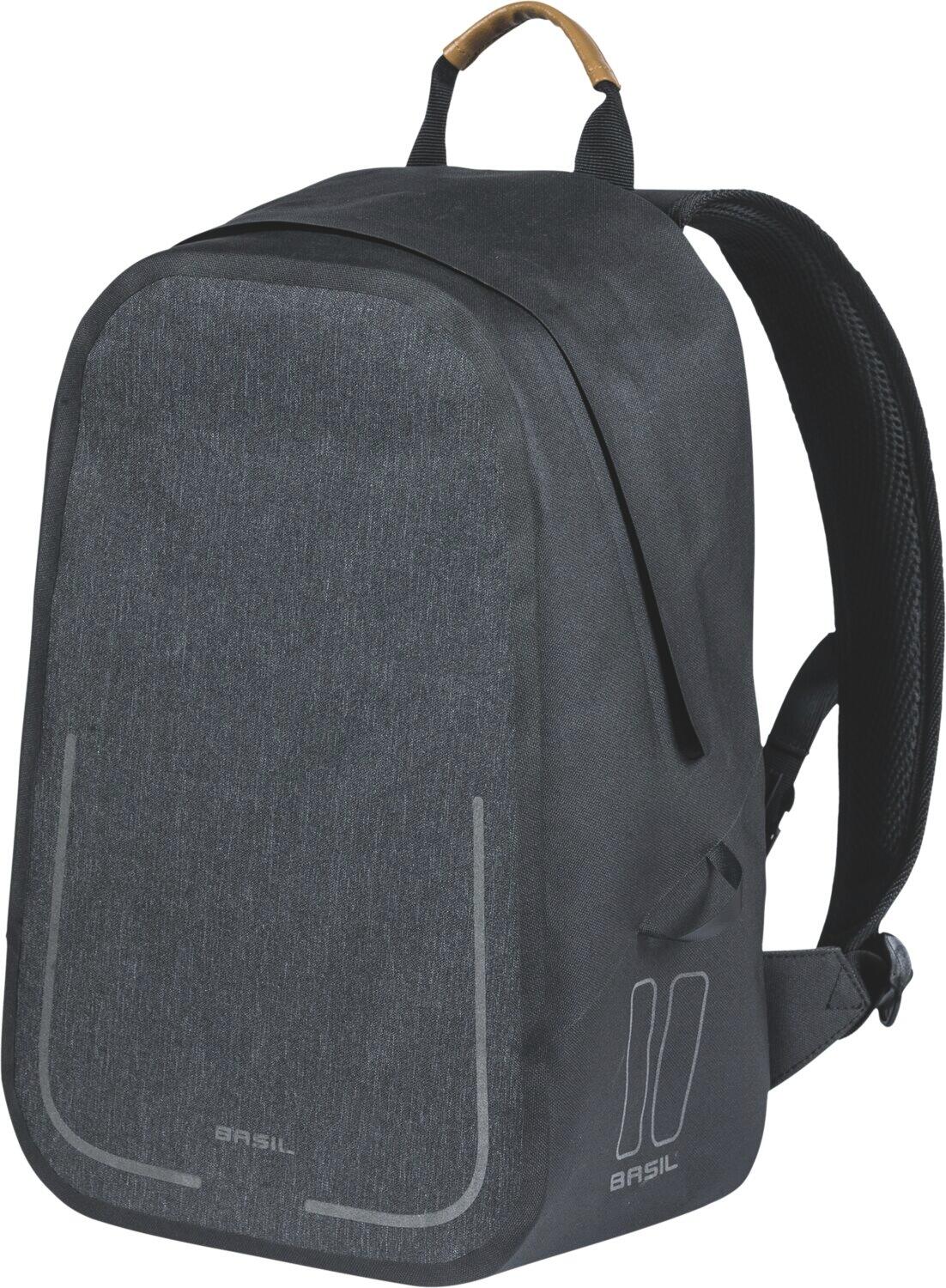 Basil Urban Dry Backpack - Waterdichte Fietsrugzak - Grijs 1/7
