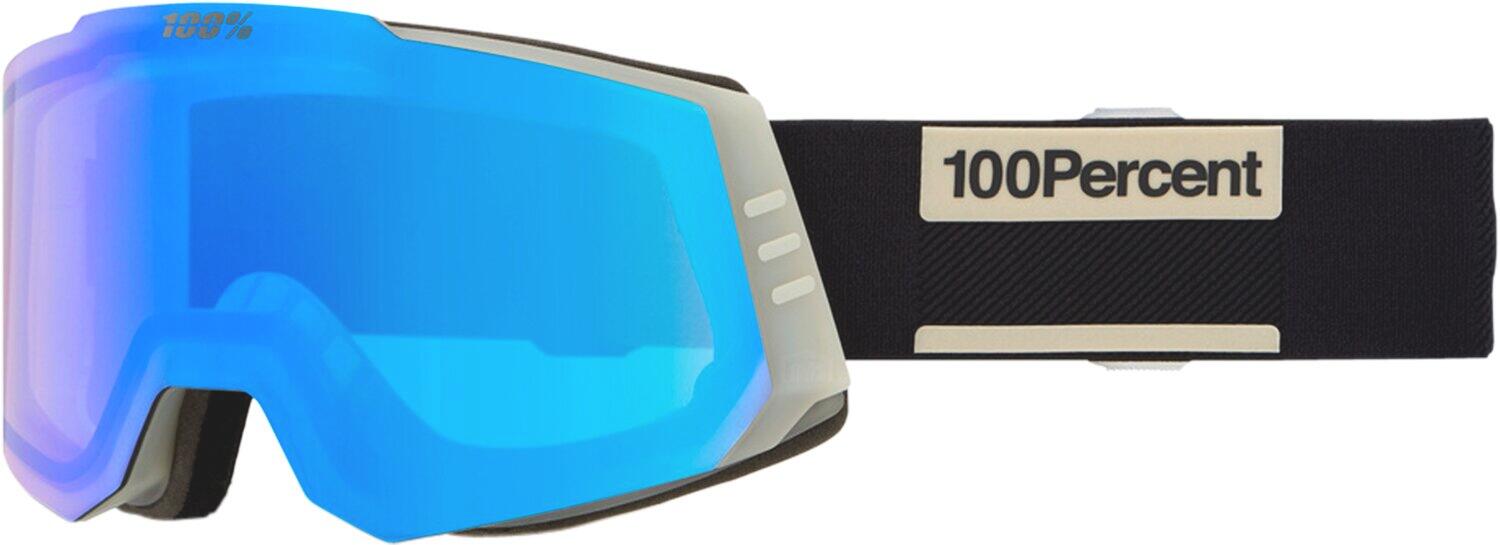 100% Snowcraft Hiper Goggle Slick - Mirror White Lens 2/4