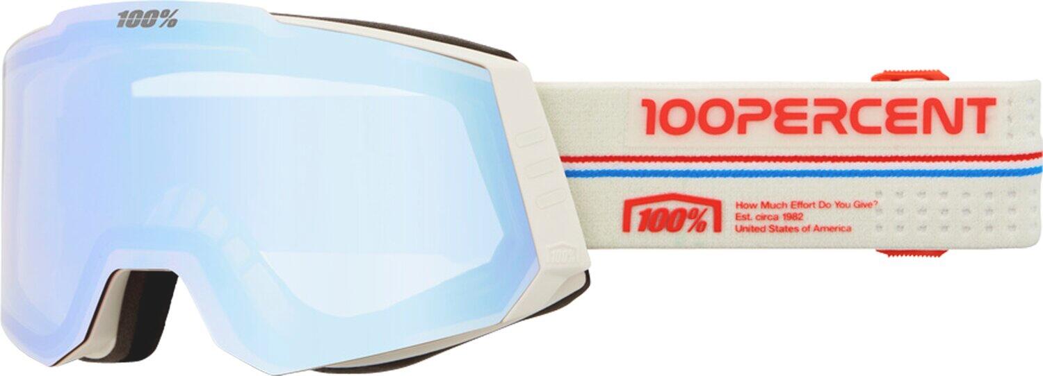 100% Snowcraft Hiper Goggle Launch - Mirror Red Lens 2/2