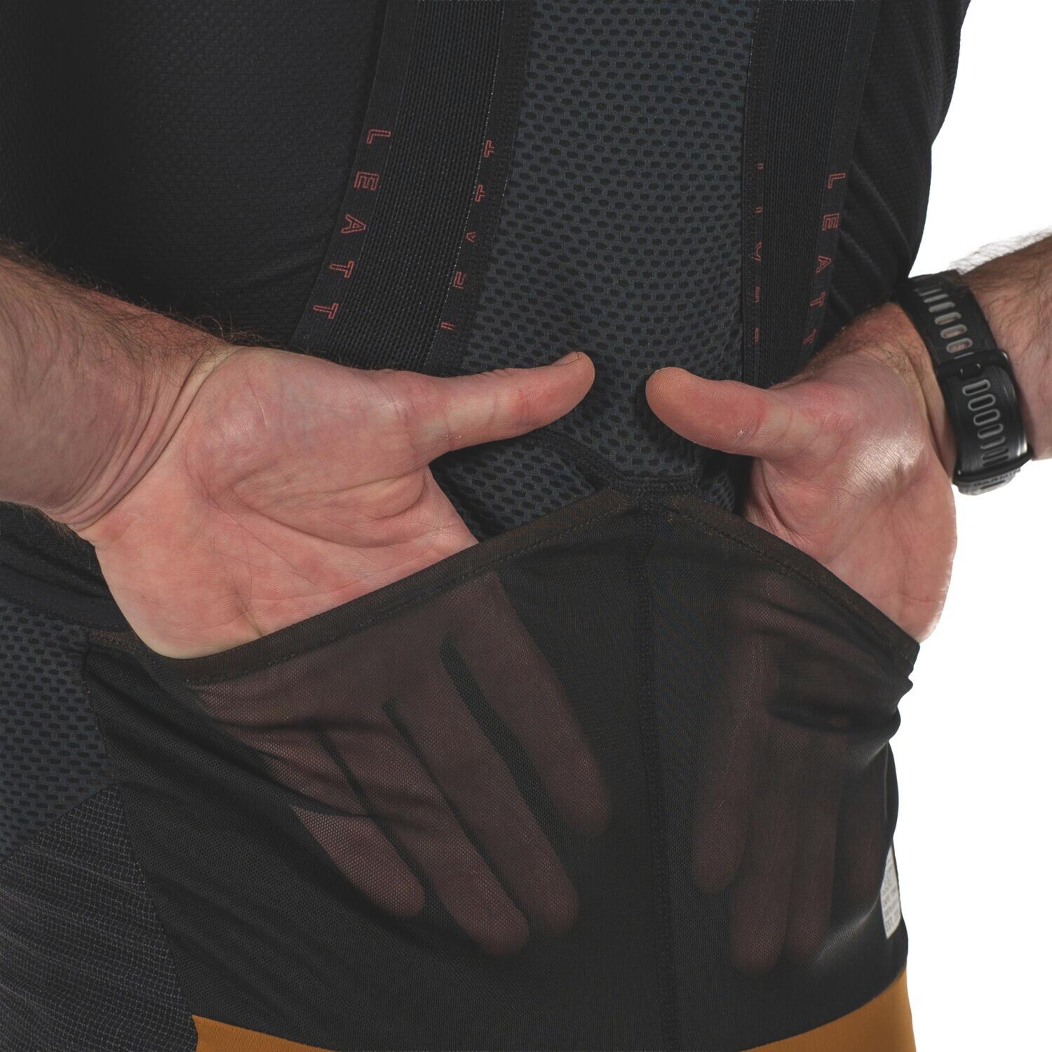 Cuissard à bretelles VTT Endurance 5.0 avec rembourrage 4 densités Marron Homme 5/7