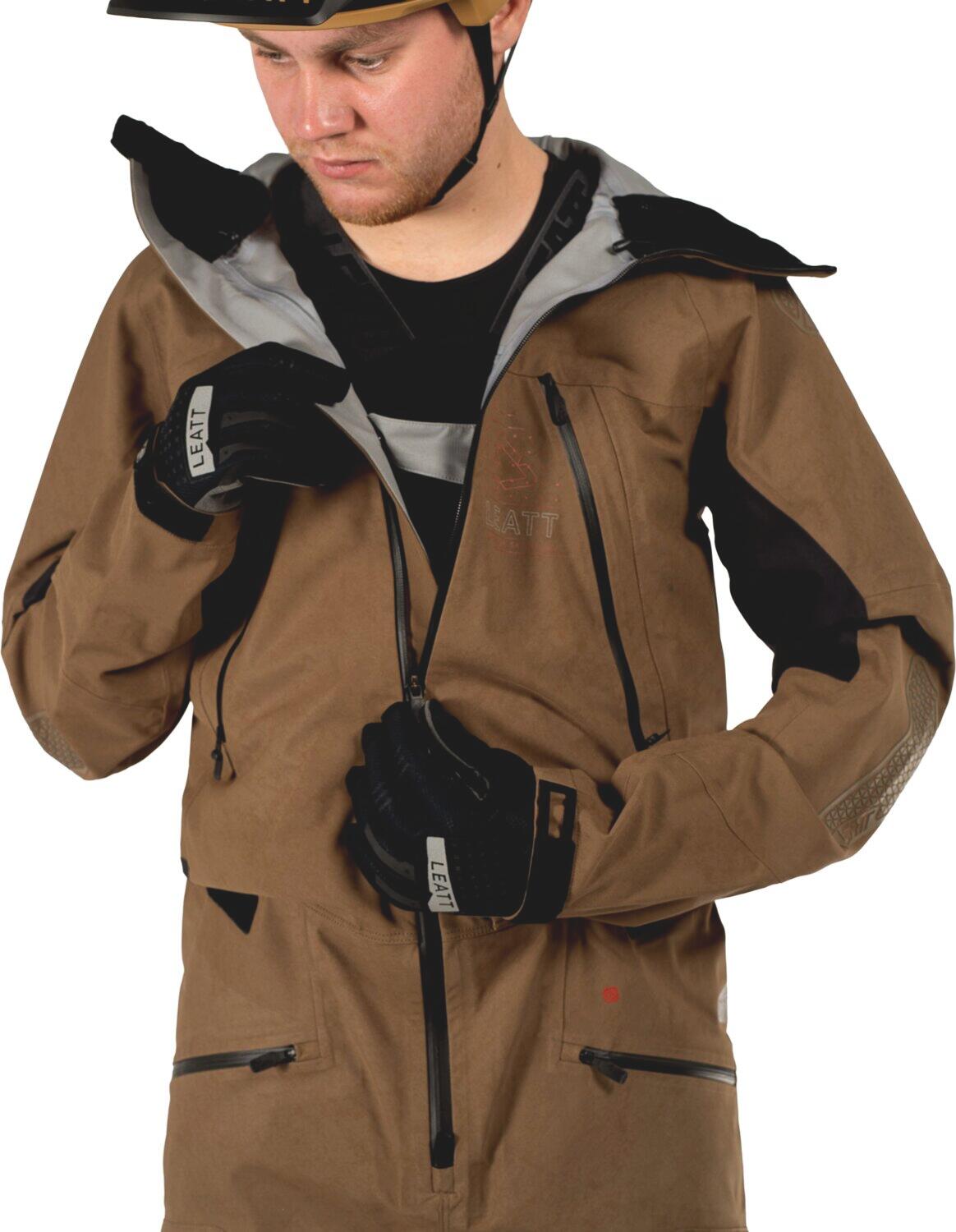 Combinaison VTT Mono Suit HydraDri 5.0 avec bretelles réglables Marron Homme 5/6