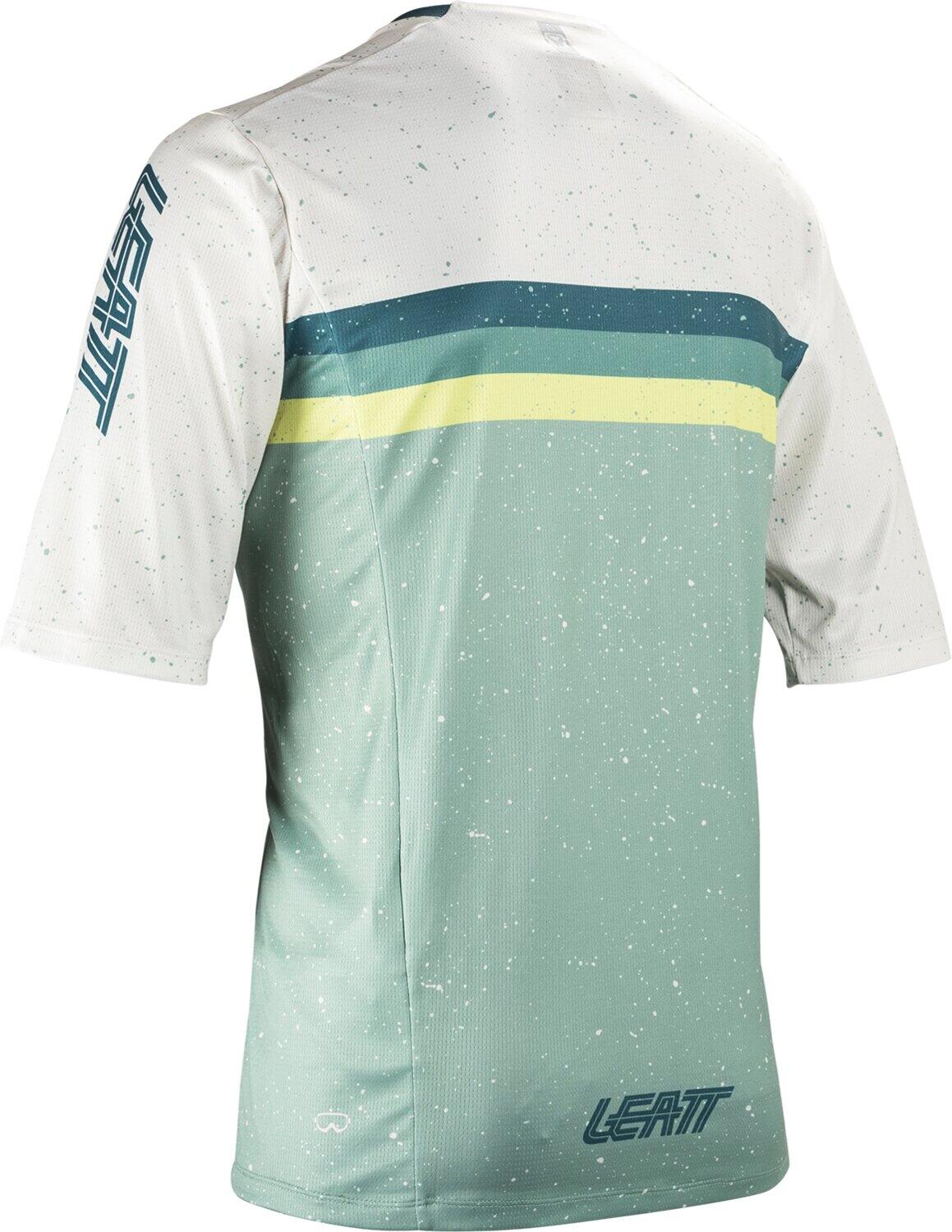 MTB Enduro 3.0 elastisch shirt met driekwart mouwen Groen Heren 2/7