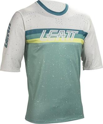 Mtb enduro 3.0 elastisch shirt met driekwart mouwen zwart heren