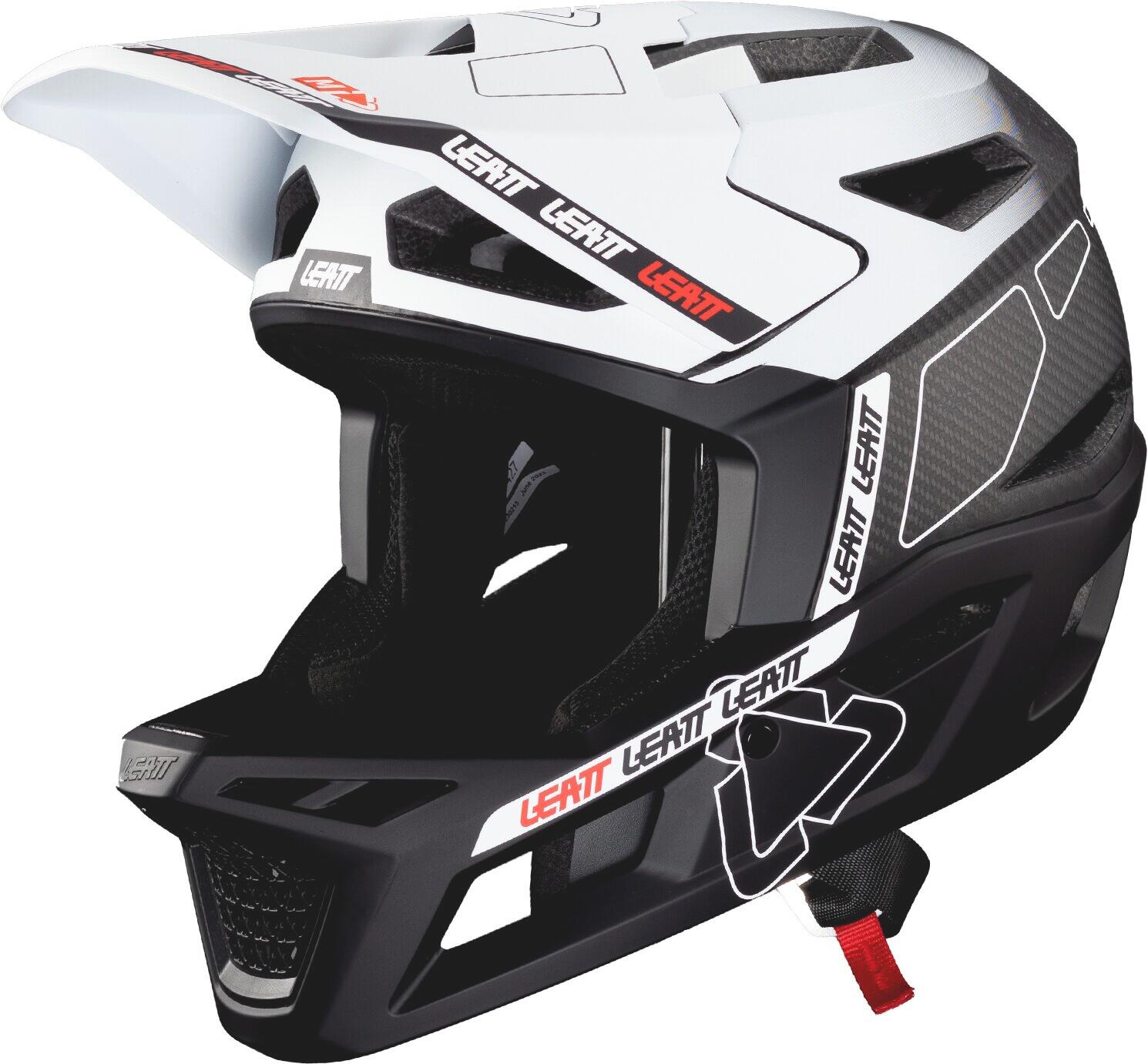 Casque MTB Gravity 6.0 V24 avec calotte en carbone et certifié DH Blanc Homme 1/7