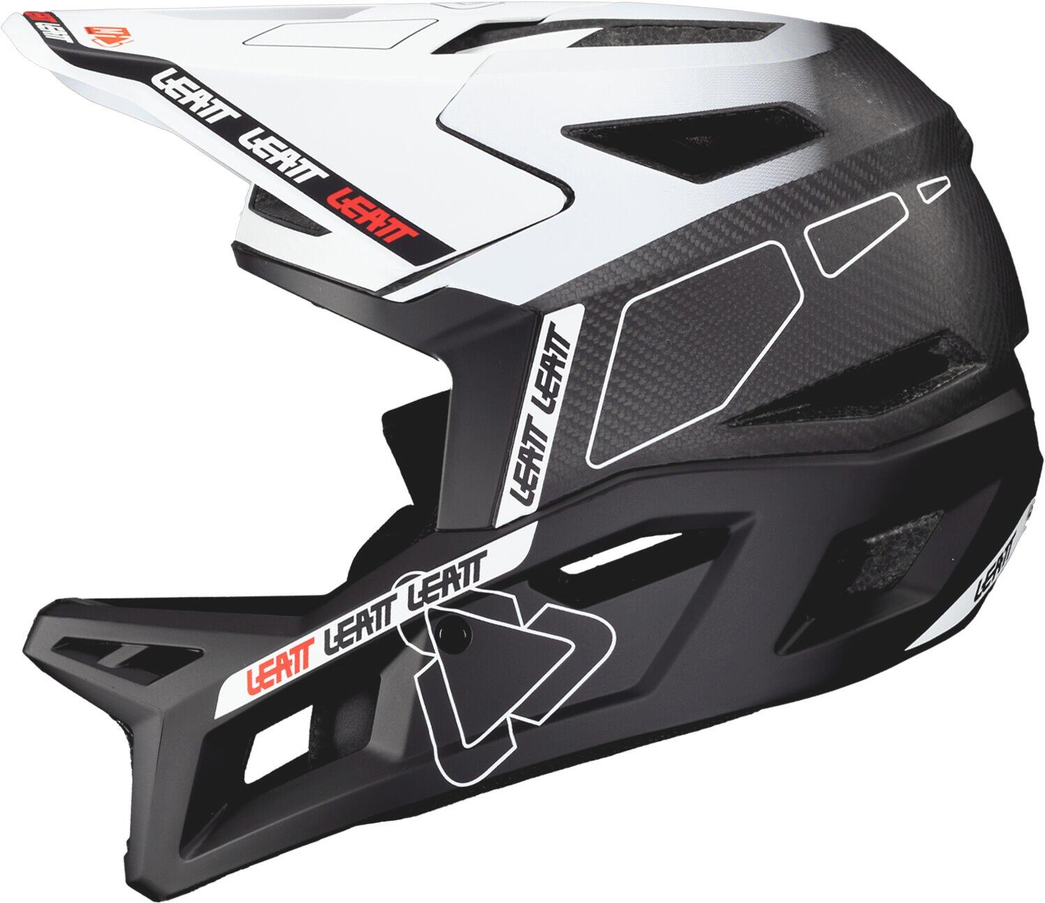 Casque MTB Gravity 6.0 V24 avec calotte en carbone et certifié DH Blanc Homme 5/7