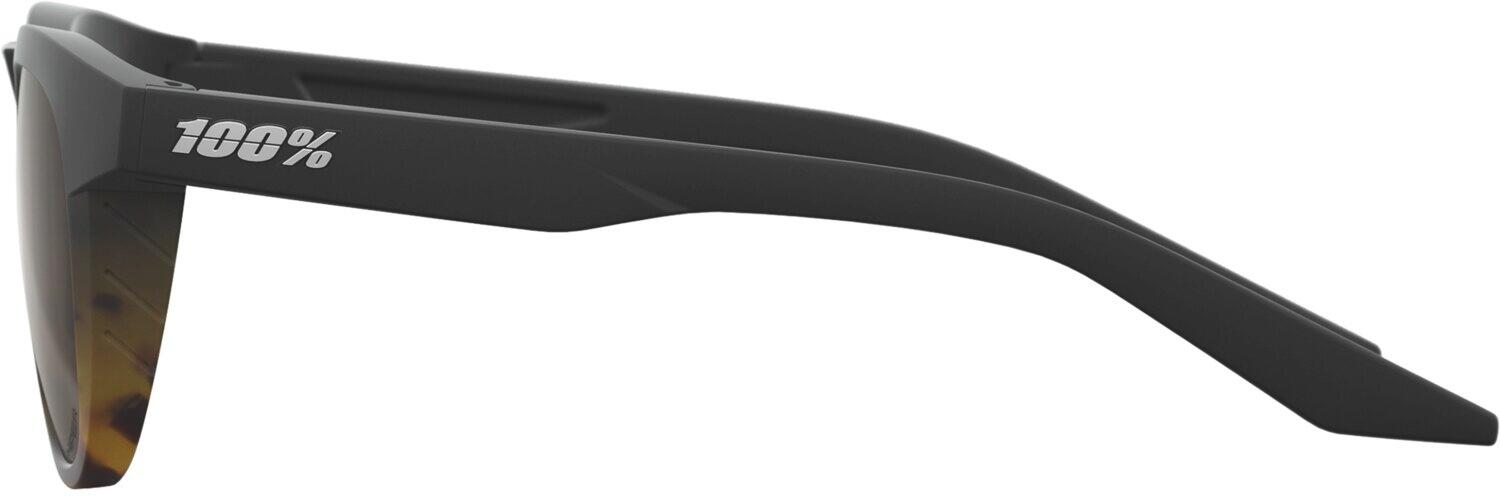 Glasses Slent Soft Tact Black / Havana Fade - HiPER Silver Mirror Lens 3/3