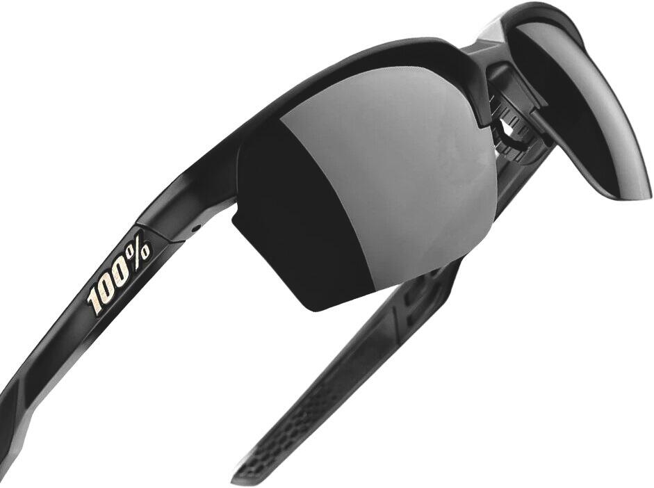 Occhiali Sportcoupe Soft Tact Black-Smoke Lens + Clear Lens Included 4/5