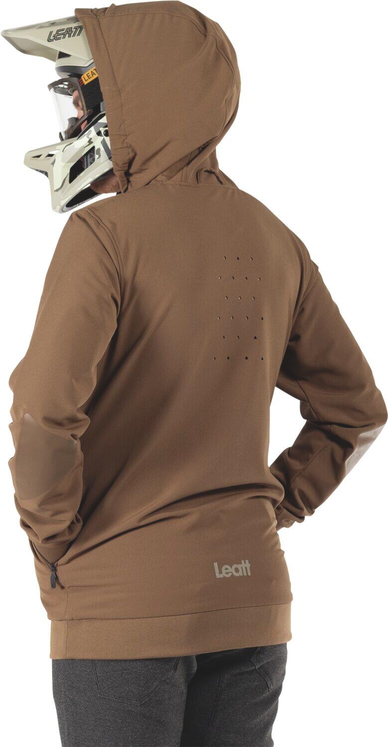 Sweat VTT Gravity 3.0 avec protection supplémentaire sur les coudes Marron Homme 4/7