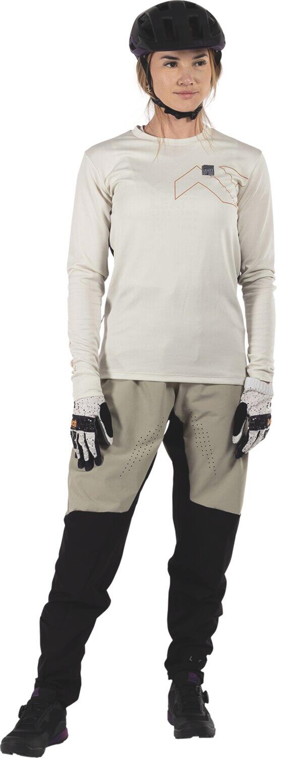 Maillot VTT Trail 3.0 manches longues en tissu léger Ice-Yarn Gris Femme 3/6