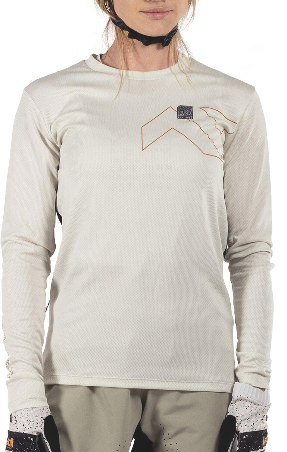 Maillot VTT Trail 3.0 manches longues en tissu léger Ice-Yarn Gris Femme 5/6