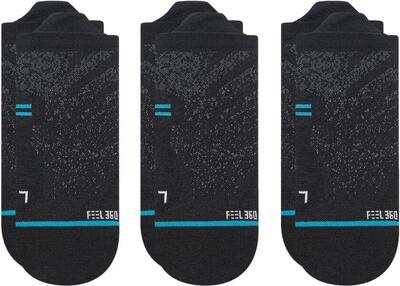 Stance performance run light tab socks black (pack of 3 pairs)