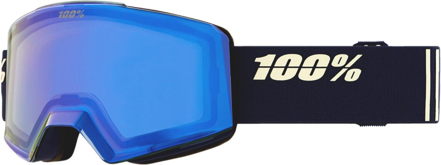 100% Norg Hiper Goggle Steel - Mirror Silver Lens 2/2