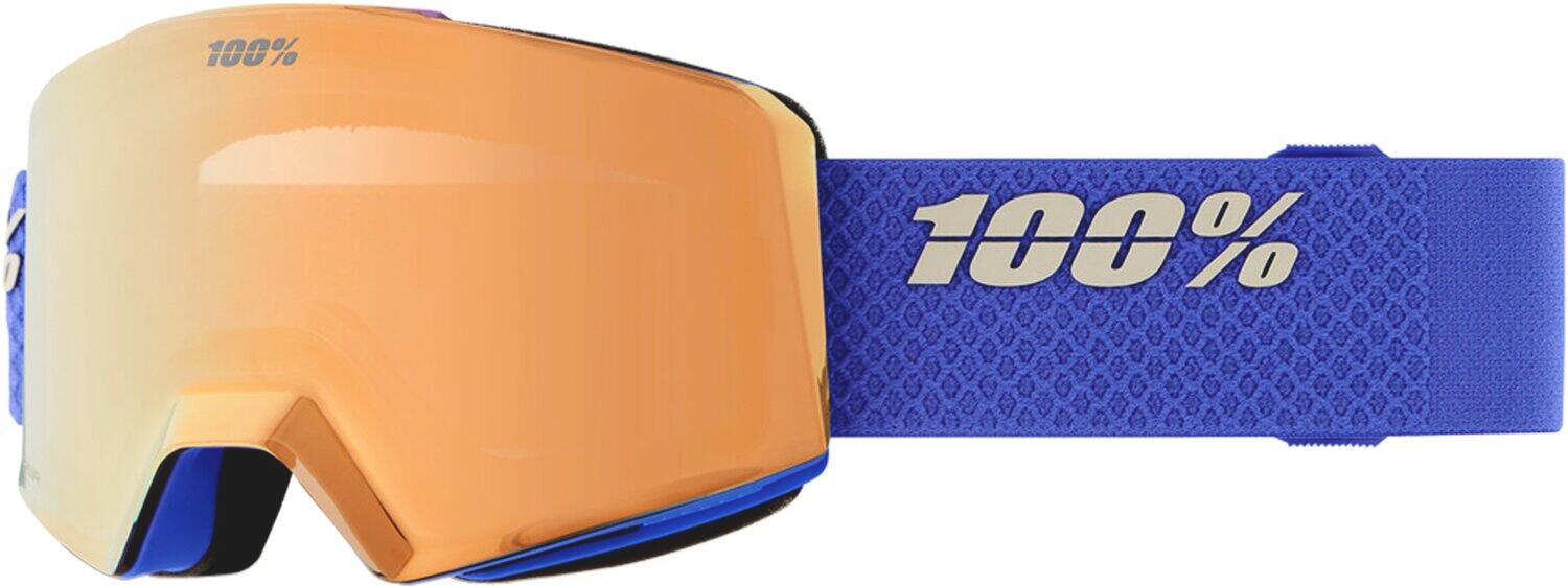 100% Norg Hiper Goggle Tarheel - Mirror Blue Lens 2/2