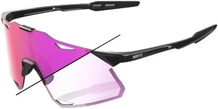 Hypercraft Gloss Black - Photochromic Purple Mirror