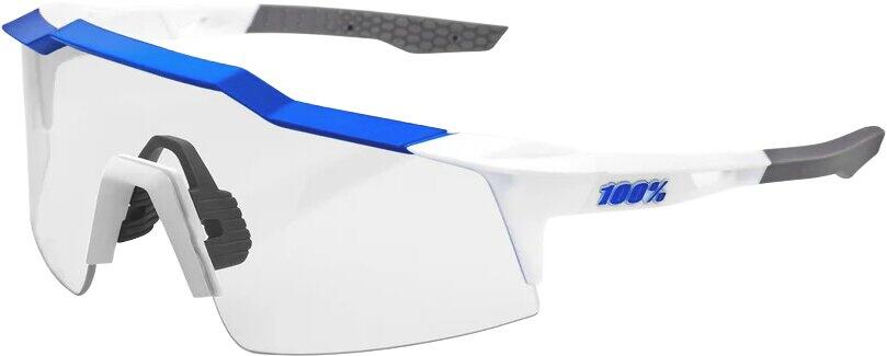 SPEEDCRAFT SL - Matte White/Metallic Blue - HiPER Blue Multilayer Mirror Lens 4/4