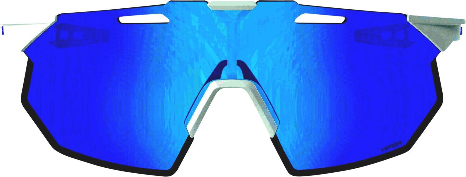 Lunettes Hypercraft SQ - Soft Tact White - HiPER Blue Multilayer Lens 2/3