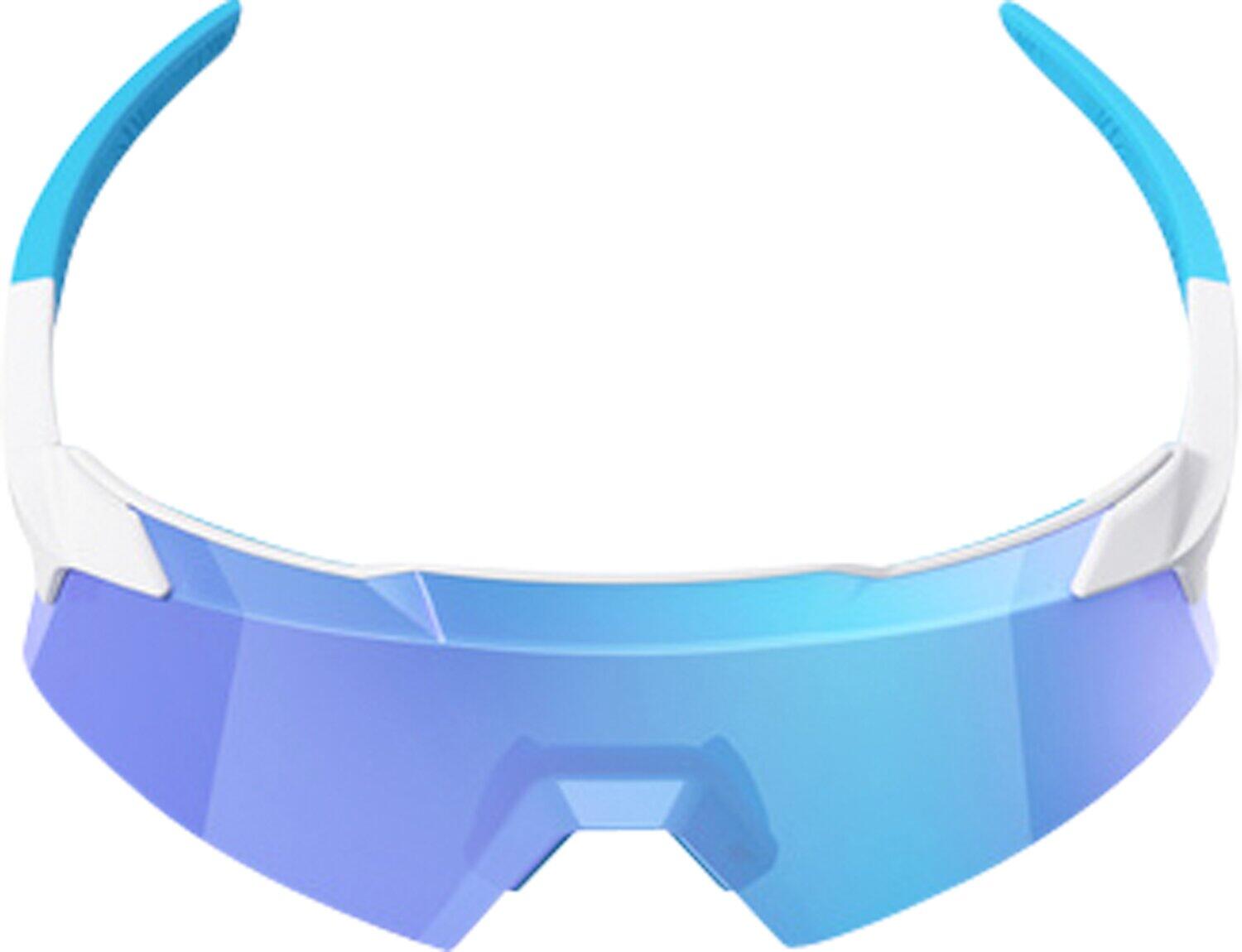 Lunettes Aerocraft - Matte White - HiPER Blue Mirror Lens 4/4