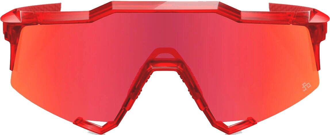 Glasses Speedcraft Gloss Translucent Red/HiPER Red Mirror Lens 2/3