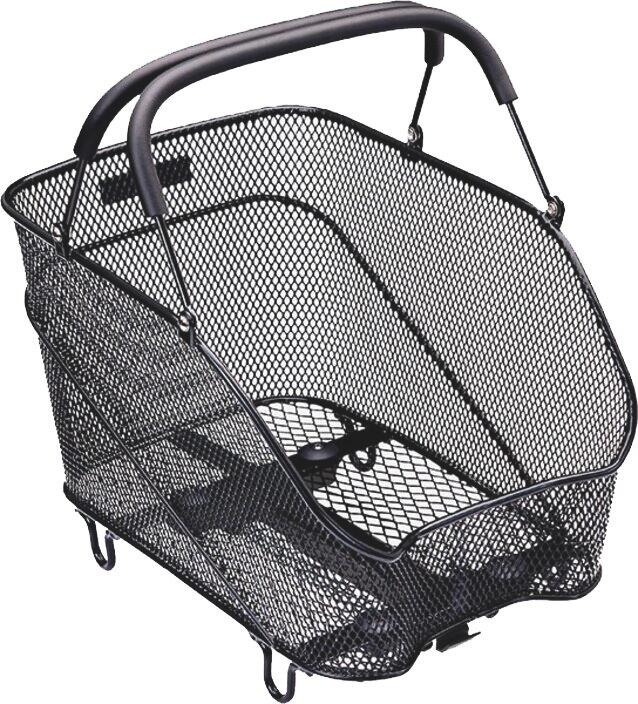 Panier vélo arrière avec anse sur porte bagage compatible système snap-it 2.0 Ra 2/3