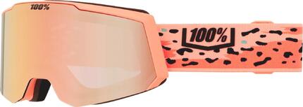 SNOWCRAFT S HiPER Goggle Safari - Mirror Peach Lens