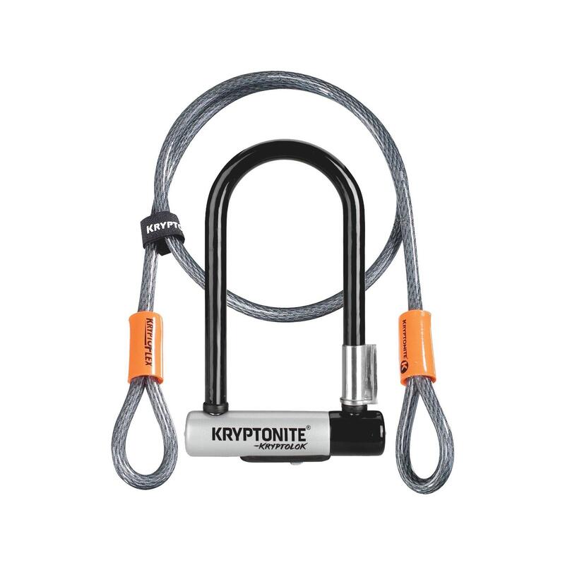 U-lock cu cheie și cablu Kryptonite Kryptolok Mini-7
