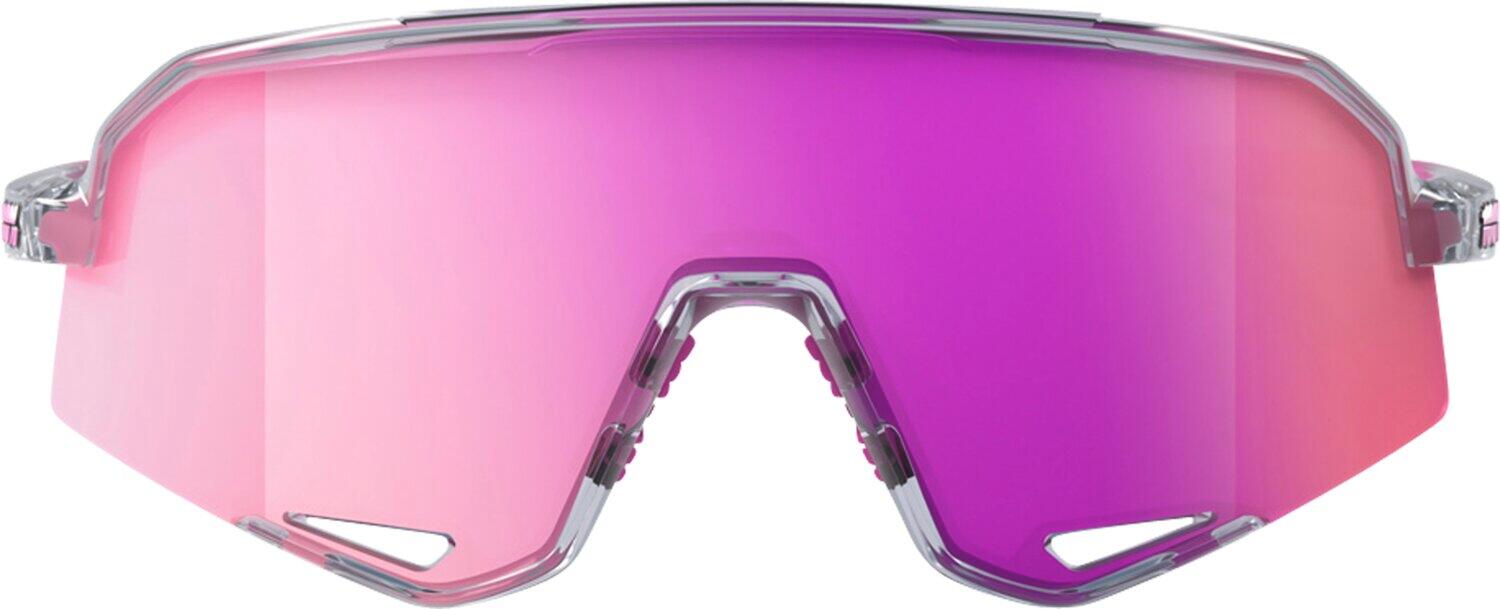 Glasses Slendale - Polished Translucent Grey - Purple Multilayer Mirror Lens 2/4