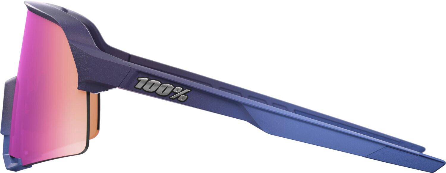 Glasses S3 - Satin Storm Metallic - Purple Mirror Lens 3/4