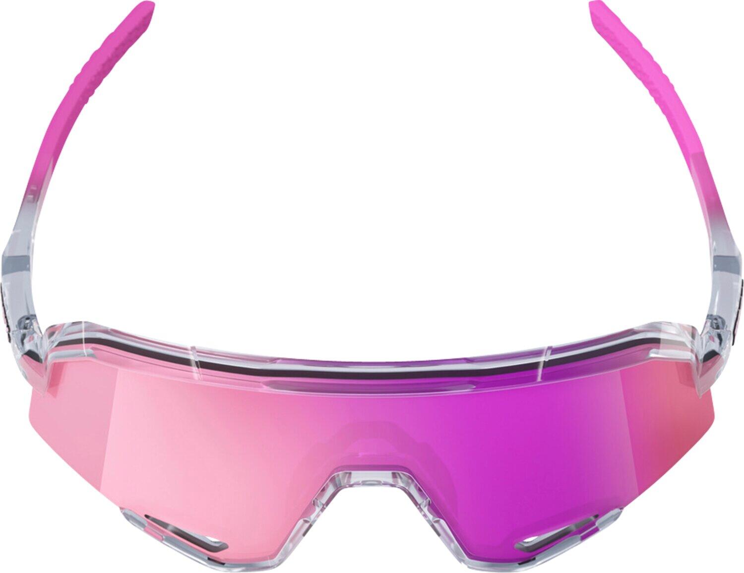 Glasses Slendale - Polished Translucent Grey - Purple Multilayer Mirror Lens 4/4