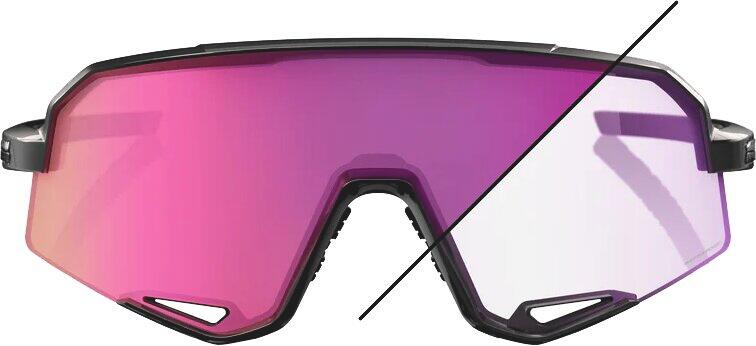Slendale Gloss Black - Photochromic Purple Mirror 2/4