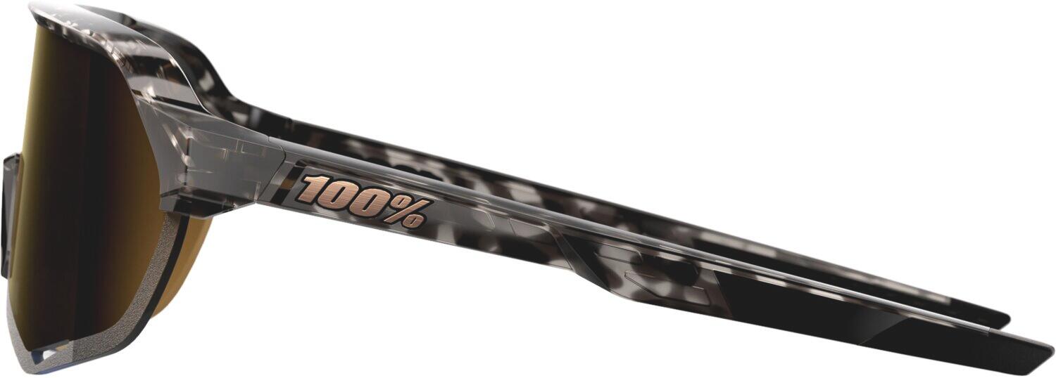 Brille S2 - Gloss Black Havana - Soft Gold Mirror Lens 3/5
