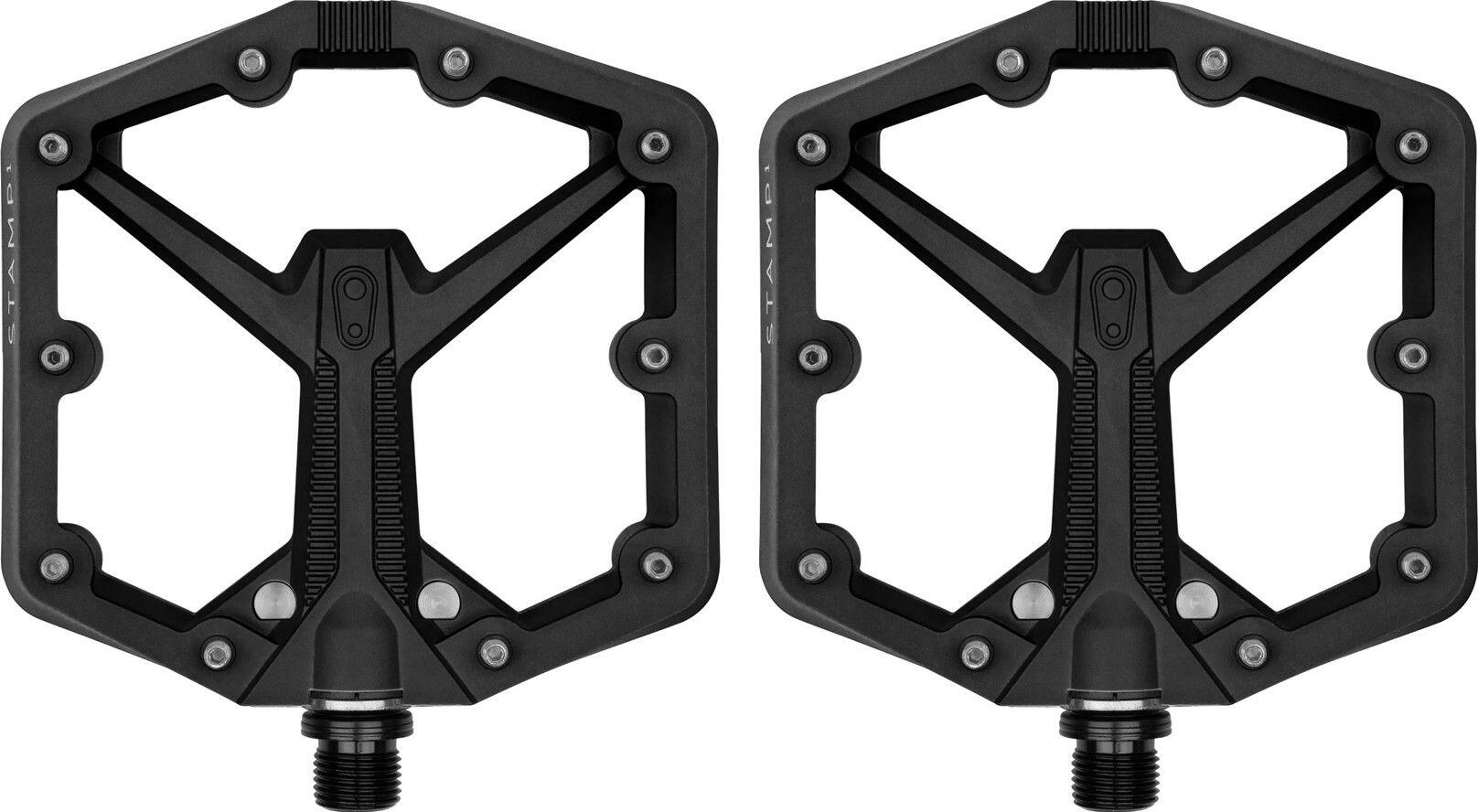 Crankbrothers Stamp 1 Gen 2 - Grote Platte Pedalen Zwart 1/7