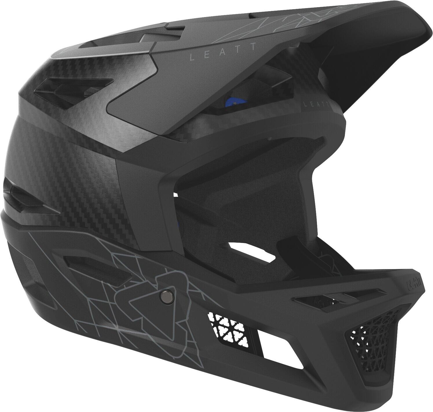 Casque MTB Gravity 6.0 avec coque en carbone et certifié DH Noir Unisexe 2/7