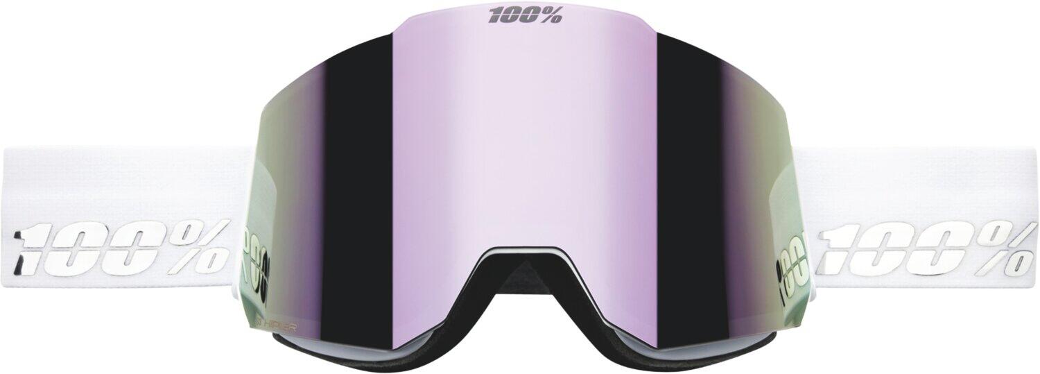 Snowcraft Hiper Maschera Bianca/Lavanda - Lente Specchio Lavanda 3/5