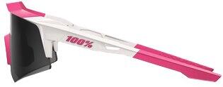 100% Speedcraft XS Puddy Roze Wit Bril / Rookglazen 3/4