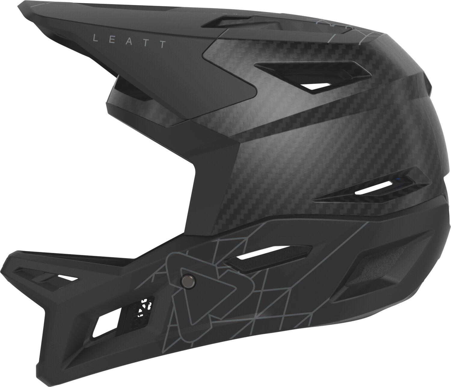 Casque MTB Gravity 6.0 avec coque en carbone et certifié DH Noir Unisexe 5/7