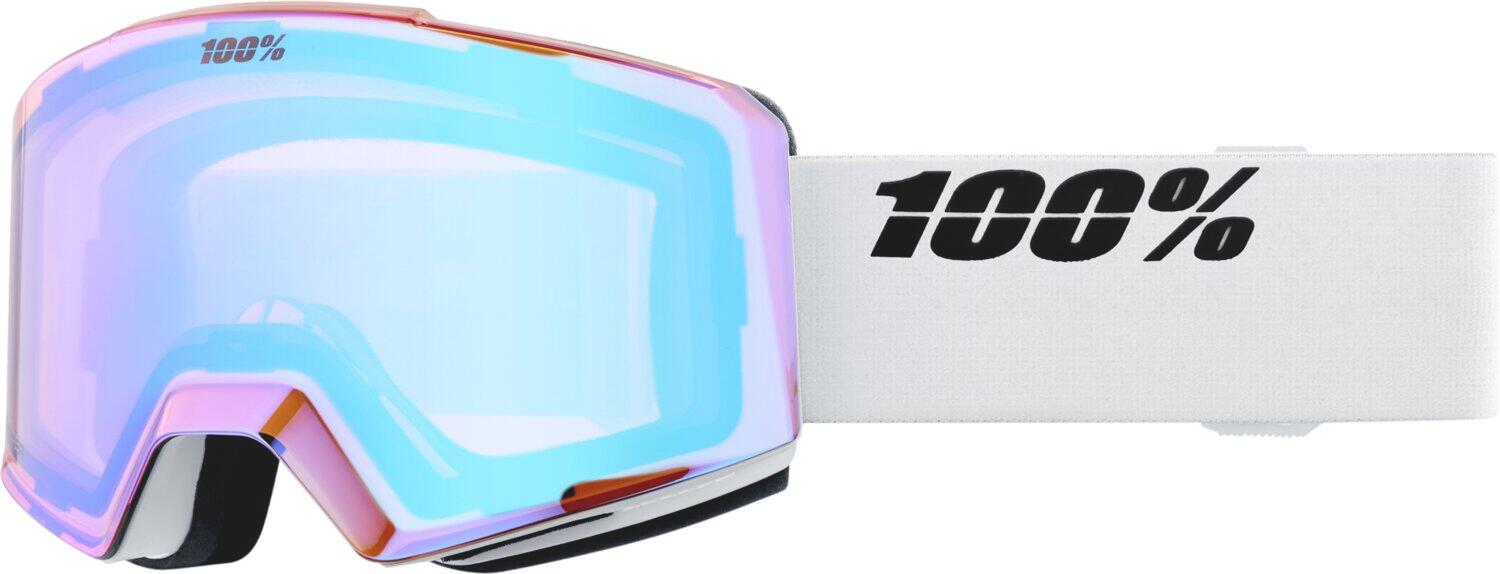 NORG HiPER Goggle White/Green - Mirror Green Lens 2/4