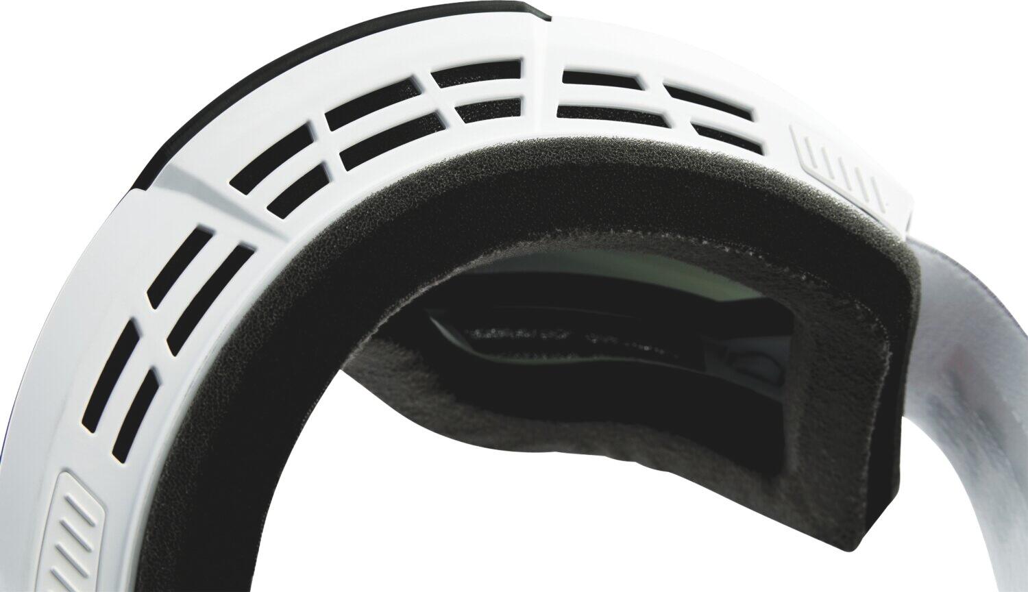 Snowcraft Hiper Maschera Bianca/Lavanda - Lente Specchio Lavanda 5/5