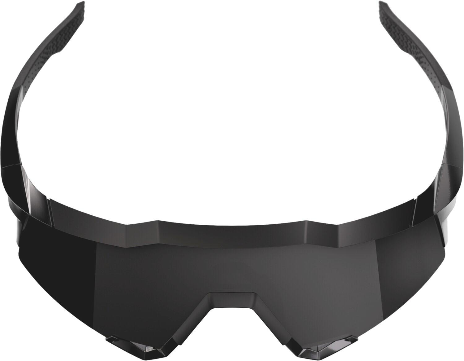 Glasses Speedcraft Matte Black Gloss Black - Black Mirror Lens 4/4