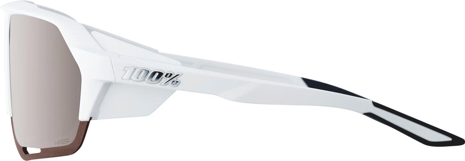 100% Brille - Norvik - Soft Tact Weiß - Verspiegelte Gläser Silber Hiper 4/5