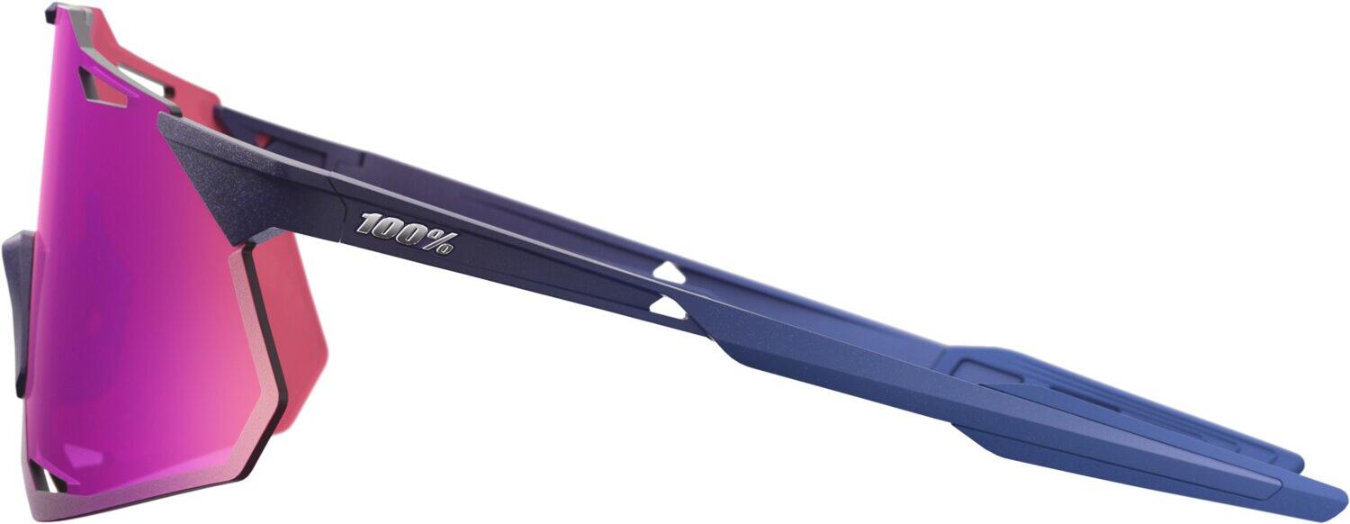 Hypercraft XS Satin Storm Metallic - Purple Multilayer Mirror 3/4