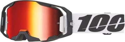 Bril 100% armatic caldwell/red mirror-glazen