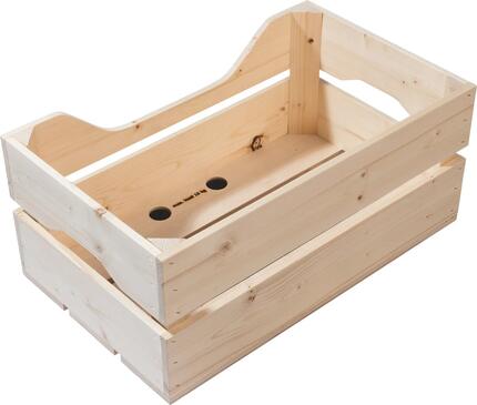 Racktime caisse en bois Woodpacker naturelle 49 x 24,1 x 29,5 cm