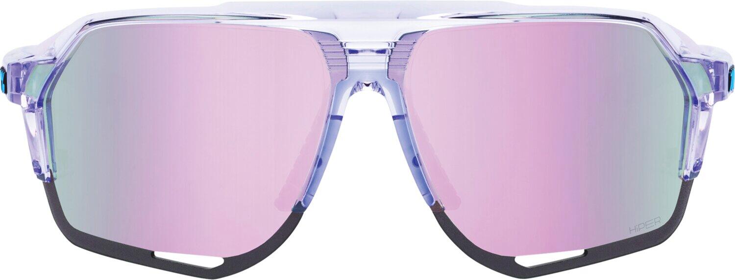 100% Goggles - Norvik - Polished Translucent - Hiper Lavender Violet Mirror Lenz 3/5